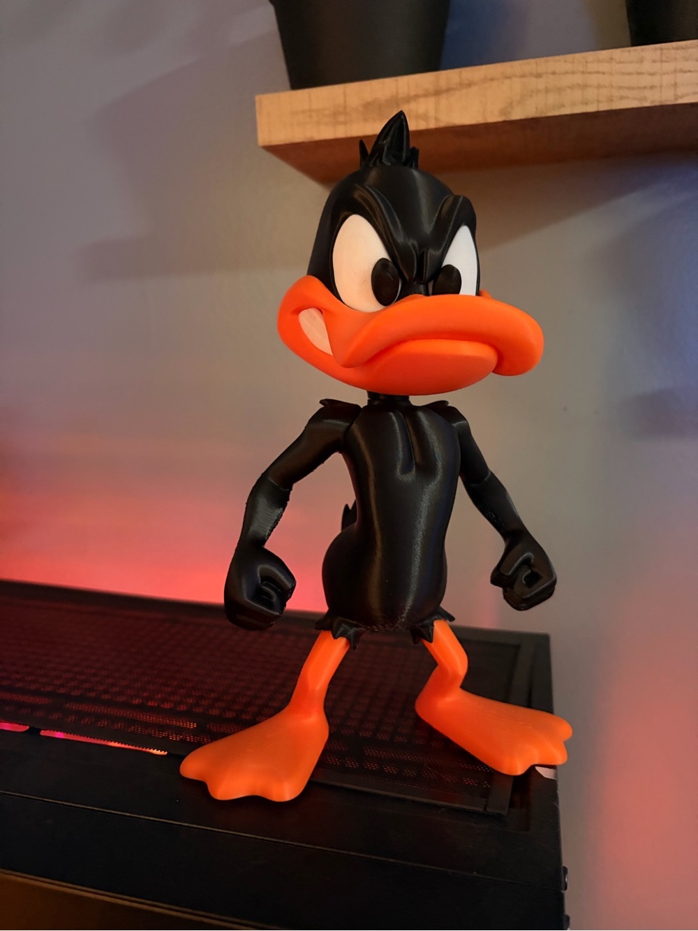 Daffy Duck Collectible  Figure - Black & Orange